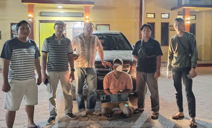 Disembunyikan di Makroman, Pelaku Pencurian Mobil CRV Hitam Dibekuk Polisi