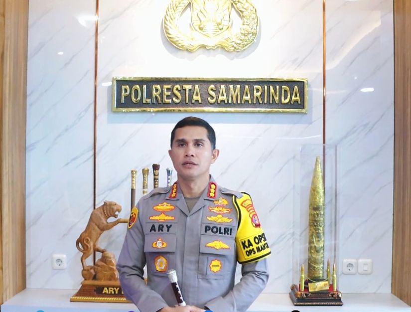 Kapolresta Samarinda, Kombes Pol Ary Fadli.