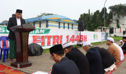 Shalat Idulfitri 1446 H, Bupati Edi Damansyah Sampaikan Permohonan Maaf dan Pamit kepada Warga Kukar