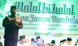 Bupati Kukar Hadiri Halal Bihalal dan Loa Janan Bershalawat, Ajak Warga Dukung Program GEMA