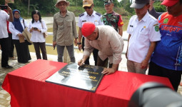 Embung Baru di Maluhu Resmi Difungsikan, Dukung Peningkatan Pola Tanam Petani