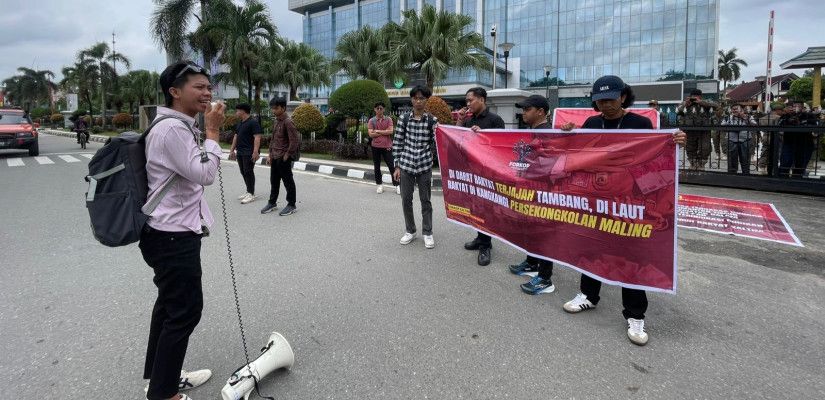 FORKOP Kaltim Demo Mendesak Pemprov Ambil Alih Operasi STS yang Dikelola PT PTB