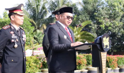 Bupati Jadi Inspektur Upacara Parade Bhayangkara ke-79 di Kukar