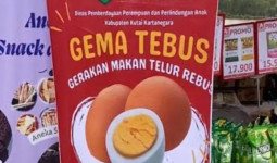 Kukar Dorong Sarapan Telur Rebus