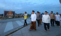 Wamenag Tinjau Kesiapan Masjid Negara IKN Jelang Ramadan