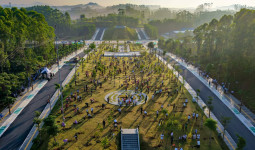 700 Bibit Ditanam di Plaza Legislatif, Aksi Menanam Jadi Gaya Hidup di Nusantara