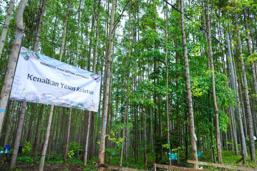 Momen Liburan Hari Kenaikan Yesus Kristus, OIKN Ajak Pengunjung Tinggalkan Jejak Hijau